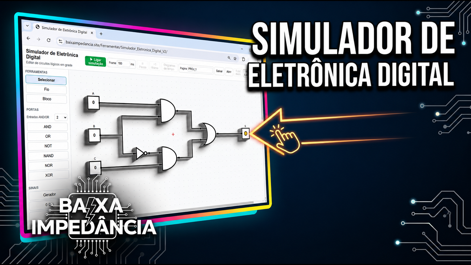 Simulador de Eletrônica Digital
